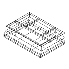 CDI 12&quot; Curb Adapter, Welded, Carrier to Carrier