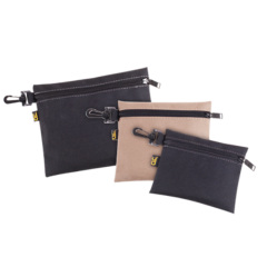 CLC® Tool Works™ 3 Multi-Purpose Clip-On Zippered Bags