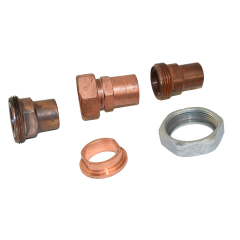 Danfoss Solder Sleeve Adaptor Set, (1-3/4&quot; Rotolock, 7/8&quot; ODF)