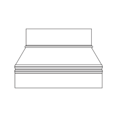 12&quot; x 8&quot; Reducer (No Crimp)