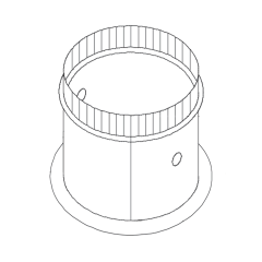 16&quot; Air-Tite Start Collar with Self Adhesive