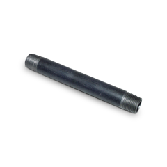 Black Iron Pipe Nipple 3/4&quot; MIP x 6&quot; (Sch40)