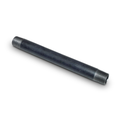 Black Iron Pipe Nipple 3/4&quot; MIP x 8&quot; (Sch40)