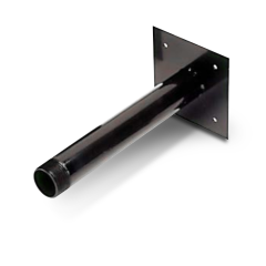 Black Iron Pipe Straight Stub 1&quot; MIP x 12&quot;