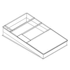 14&quot; Roof Curb, Adjustable Pitch