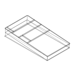 CDI Roof Curb, 14&quot; Tall, Adjustable Pitch