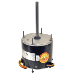Mars® Condenser Fan Motor 1/6-1/3 HP, 825 RPM, 208/230Vac, 1.9A, 7.5/10µF/370Vac 2 Speed, 70°C (PSC)