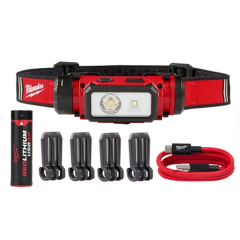 Milwaukee® REDLITHIUM™ USB Hard Hat Headlamp 600 Lumens