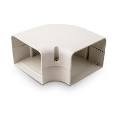 SpeediChannel™ Line Set Cover 90° Flat Elbow 4&quot;