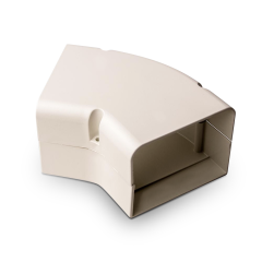 SpeediChannel™ Line Set Cover 45° Flat Elbow 4&quot;