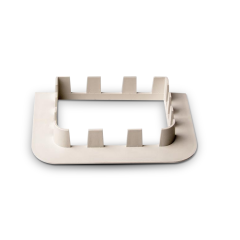 SpeediChannel™ Line Set Cover Flat Wall Escutcheon 4&quot;