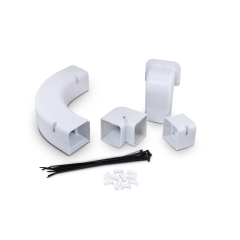 SpeediChannel™ Line Set Cover Fitting Kit 4&quot;