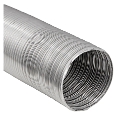 4&quot; Flex Duct 8&#039;, T-Lock, UL 181, Class 0 (Semi-Rigid)