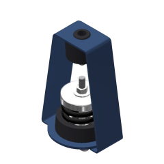 Mason Industries 30° Swing Single Spring &amp; Double Deflection LDS Hanger, 3/8 in., 1.22 in. Deflection, 76lbs.