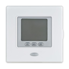 Carrier® Comfort™ Pro Commercial Non-Communicating 7/5+2 Day Programmable Thermostat 2H/2C (3H/2C HP), 24Vac/3Vdc (2 AA)
