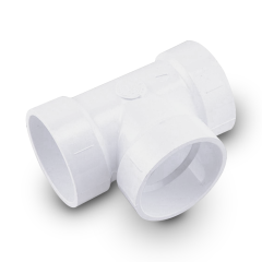 DiversiTech® 441-020 2&quot; PVC Vent Tee (DWV, Hub x Hub)