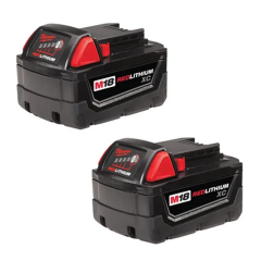 Milwaukee® M18™ REDLITHIUM™ XC3.0 Battery 18V, 3Ah (2pk)