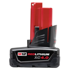 Milwaukee® M12™ REDLITHIUM™ XC 4.0 Extended Capacity Battery 12V, 4Ah