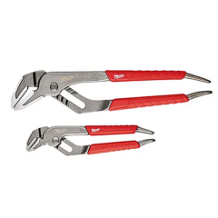 Milwaukee® 2-Piece Comfort Grip Straight Jaw Plier Set 6&quot; &amp; 10&quot;