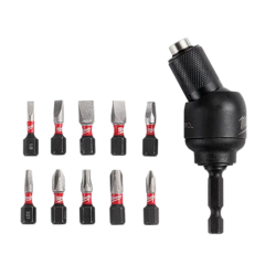 Milwaukee® SHOCKWAVE™ 30° KNUCKLE™ 11-Piece Pivoting Bit Holder Set