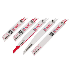 Milwaukee® SAWZALL® 5-Piece Demolition Blade Set