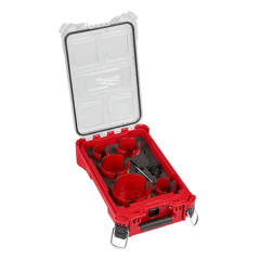 Milwaukee® BIG HAWG™ with Carbide Teeth 9-Piece Hole Saw Kit with PACKOUT™ Compact Organizer