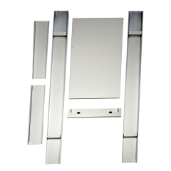 Free Standing Kit, 102&quot; Maximum Height, White