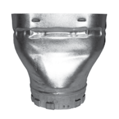 4&quot; Round to Oval B-Vent Adapter