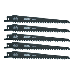 Malco® High Carbon Steel Wood Cutting Reciprocating Saw Blades 6&quot;, 6 TPI (5pk)