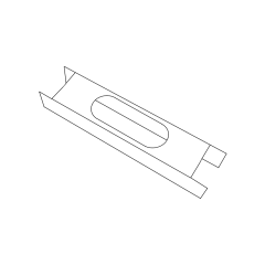 4&quot; Oval Hold Down Plate