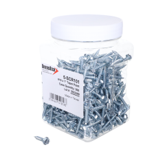 DiversiTech® 5-SCR101 Sheet Metal Screws with Taper Point, 5/16 in. Slotted Hex Head, 1 in. L, #10 (500 pk)