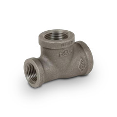 Black Iron Pipe Tee 3/4&quot; FIP x 1/2&quot; FIP x 1/2&quot; FIP