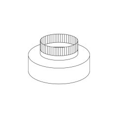 6&quot; x 4&quot; Pancake Reducer
