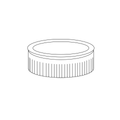 4&quot; x 3&quot; Flue Reducer