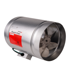 DiversiTech® Inline Duct Fan 10 in. Round Duct, 650CFM, 120Vac