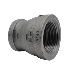 Black Iron Pipe Coupling 1-1/4&quot; x 1&quot;