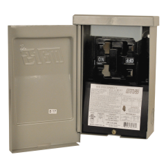 60A Fusible Disconnect 240Vac, 1 Phase, NEMA 3R 