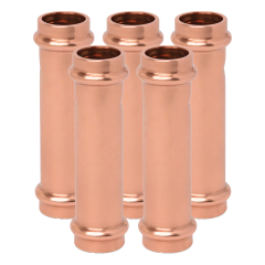 ZoomLock MAX 3/8&quot; Slip Coupling Press Fitting (Sold in Multiples of 5)