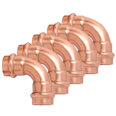 ZoomLock MAX 1/4&quot; 90° Elbow Press Fitting (Sold in Multiples of 5)