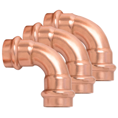 ZoomLock MAX 1-1/8&quot; 90° Elbow Press Fitting (Sold in Multiples of 3)