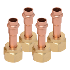 ZoomLock MAX 1/4&quot; SAE Flare Press Fitting (Sold in Multiples of 4)