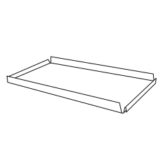 8&quot; x 18&quot; Trunk Duct End Cap