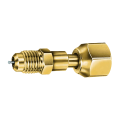 JB MPT Access Valve with Swivel Flare &amp; Depressor 1/4 in. SAE (3 pk)