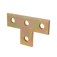 AB-220 4-Hole Tee Plate, 3-1/2 in. H x 5-3/8 in. L x 1-5/8 in. W