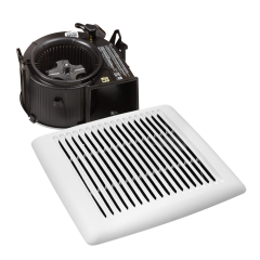 Broan® Flex™ ENERGY STAR® Certified Motor/Blade/Grille Assembly 80CFM, 0.7 Sones, 120Vac (Wall Mountable)