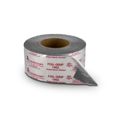 Hardcast® Foil-Grip™ 1402 Indoor/Outdoor Rolled Mastic Sealant Tape 3 in., 33 yd, 17 mil (Aluminum)