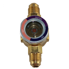 Sight Glass/Moisture Indicator 3/8&quot; SAE Male Flare x 3/8&quot; SAE Male Flare