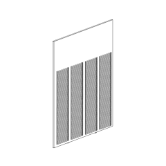 Louvered Wall Panel