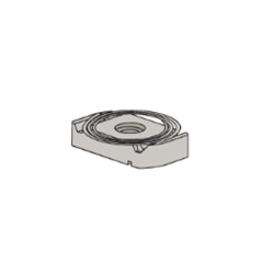 Channel Nut with Top-Lock Spring 3/8&quot;