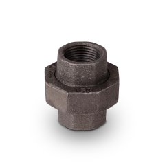 Black Iron Pipe Union 1/2&quot; FIP (cl150 - Sch40)
